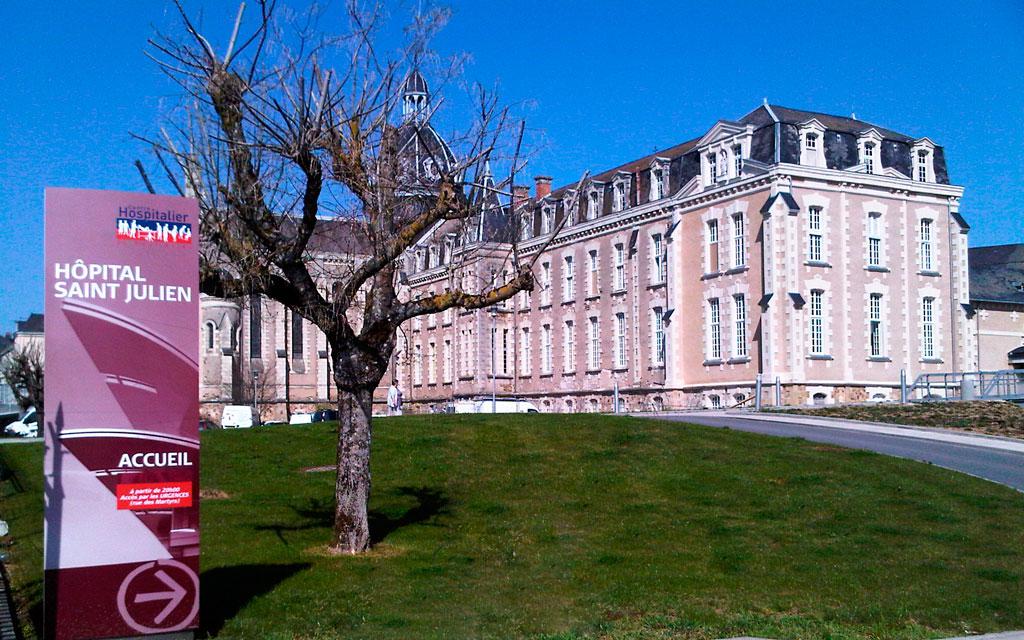 Hôpital Saint-Julien à Château-Gontier.